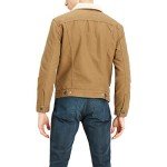 Levi's Men's Sherpa Trucker Jacket (Also Available in Big & Tall), (New) Cougar Canvas, X-Large