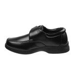 Josmo Boys' Dress Shoes - School Uniform Derby Shoes Loafers (Toddler/Boy), Size 11 Little Kid, Black-Buckle
