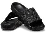 Crocs 209608-001-M6W8 Classic Geometric Slide v2 Black Black