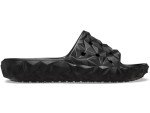 Crocs 209608-001-M6W8 Classic Geometric Slide v2 Black Black