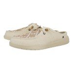 Hey Dude Women's Wendy Slip Classic Natural/Multi Size W8 | Women's Shoes | Women's Slip On Loafers | Comfortable & Light-Weight