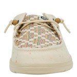 Hey Dude Women's Wendy Slip Classic Natural/Multi Size W8 | Women's Shoes | Women's Slip On Loafers | Comfortable & Light-Weight
