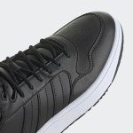 adidas Men's Hoops 3.0 Mid Lifestyle Basketball Classic Fur Lining Winterized Sneakers, Core Black Core Black FTWR White, 11