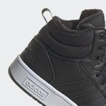 adidas Men's Hoops 3.0 Mid Lifestyle Basketball Classic Fur Lining Winterized Sneakers, Core Black Core Black FTWR White, 11