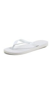 Havaianas Top Flip Flops for Women - Summer Style Sandals - White, 7-8