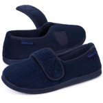 Cozy Memory Foam Fleece Slippers for Men