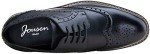 Jousen Men's Dress Shoes Wingtip Brogue Oxford Formal Shoes for Men Business Derby Shoes (AMY601 Black 10)