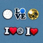 Volleyball Shoe Charms - 20 Pcs Set
