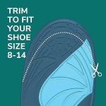 Dr. Scholl's ® Revitalize Recovery Insole Orthotics, Improve Recovery Faster, Reduce Fatigue, Stress, Soreness, Trim to Fit Inserts for Any Shoes, Athletic, Running, Slippers, Casual, Men 8-14, 1 Pair