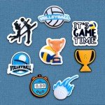 Volleyball Shoe Charms - 20 Pcs Set