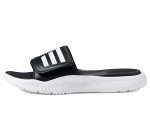 adidas Unisex Alphabounce 2.0 Slides Sandal, Black/White/Black, 14 US Women