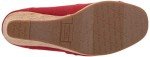 TOMS Classic Red Espadrille Wedge Sandals for Women