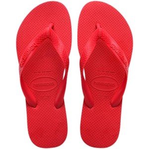 Havaianas Top Flip Flops for Unisex - Summer Style Sandals - ruby red, 9/10W - 8M