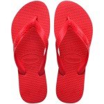 Havaianas Top Flip Flops for Unisex - Summer Style Sandals - ruby red, 9/10W - 8M