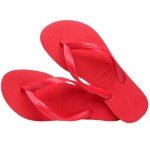 Havaianas Top Flip Flops for Unisex - Summer Style Sandals - ruby red, 9/10W - 8M