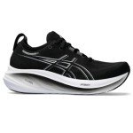 ASICS Women's Gel-Nimbus 26 Running Shoes, 9, Black/Graphite Grey