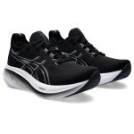 ASICS Women's Gel-Nimbus 26 Running Shoes, 9, Black/Graphite Grey