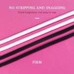 NDTEZUGT 1/4"(6mm) Round Thick Shoe Laces for Sneakers, Athletic Shoe Strings Replacement Laces for Jordan 11 Basketball Sneaker Tennis Running Shoes High Tops (White,54"/140cm)