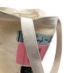 kate spade new york Cute Canvas Tote Bag for Women, Canvas Beach Bag, Book Tote with Pocket, Stack of Classics