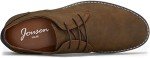 Jousen Mens Oxford Suede Business Casual Dress Shoes Plain Toe Oxfords Classic Formal Derby Shoes (AMY615 Dark Brown 10.5)