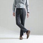 Jousen Mens Oxford Suede Business Casual Dress Shoes Plain Toe Oxfords Classic Formal Derby Shoes (AMY615 Dark Brown 10.5)