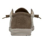 Hey Dude Men's Wally-Ascend Woven Walnut Size 10 | Men's Shoes | Men Slip-on Loafers | Comfortable & Light-Weight