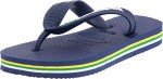 Havaianas Brazil Logo Navy Blue Kids Flip Flops