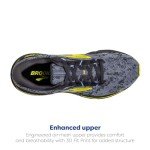 Brooks Men’s Adrenaline GTS 23 Supportive Running Shoe - Nine Iron/Folkstone/Sulphur - 13 Medium