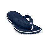 Crocs Unisex Crocband Flip Flops, Navy, 8 Men/10 Women