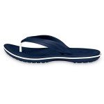 Crocs Unisex Crocband Flip Flops, Navy, 8 Men/10 Women
