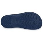 Crocs Unisex Crocband Flip Flops, Navy, 8 Men/10 Women