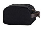 Timberland Men's Toiletry Bag Canvas Travel Kit Organizer, Black, One Size