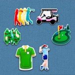 Xaldrichasta 25Pcs Golf Shoe Charms for Clog Different Matching Sandals Wristbands Bracelets, Sports Ball Shoe Charms Decorations (Golf)