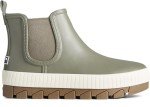 Sperry Women's Torrent Chelsea Rain Boot, Olive, 6.5 M
