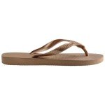 Havaianas Women's Top Tiras Flip Flop Sandal, Rose Gold, 9-10 M US