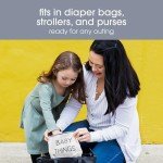 Pearhead Mommy and Baby Canvas Pouch Set, Christmas And Holiday Gift For New Moms,Matching Travel Cases for New Mothers and Expecting Moms, Minimalist Cosmetic and Accessory Bag, Set of 2