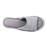isotoner Women's Premium Knit Slide Slippers, Ash, 8.5-9