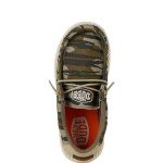 Hey Dude Boy's Wally Mossy Oak Original Botttomland Y Camo Size 11 | Youth's Shoes | Youth Slip-on Loafers | Comfortable & Light-Weight
