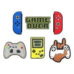 JunxinGYL 35Pcs Shoe Charms for Boys Sport Shoe Decorations with Buttons for Clog Sandals Birthday Party Gift