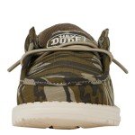 Hey Dude Boy's Wally Mossy Oak Original Botttomland Y Camo Size 11 | Youth's Shoes | Youth Slip-on Loafers | Comfortable & Light-Weight