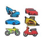 JunxinGYL 35Pcs Shoe Charms for Boys Sport Shoe Decorations with Buttons for Clog Sandals Birthday Party Gift