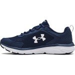 Under Armour Mens Charged Assert 9 Running Shoe, Academy Blue (400 White, 11.5 X-Wide US