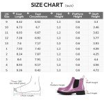 K KomForme Girls Glitter Ankle Boots Side Zipper Chelsea Booties Lug Sole (Toddler/Little Kids/Big Kids)