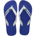 Havaianas Men's Brazil Logo Flip Flop Sandal, Marine Blue, 9-10