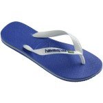 Havaianas Men's Brazil Logo Flip Flop Sandal, Marine Blue, 9-10