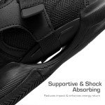 DREAM PAIRS Boys Girls Basketball Shoes Little Kid Big Kid Non-Slip Sport Athletic Sneakers Boys Comfortable Durable School Training Shoes Black Size 1 Little Kid SDBS2302K