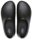 Crocs unisex adult On the Clock Work Slipon Clog, Black, 12 Women 10 Men US
