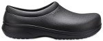 Crocs unisex adult On the Clock Work Slipon Clog, Black, 12 Women 10 Men US