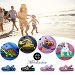 Garden Clogs Shoes Sandals Cute Cartoon Summer Animal Home Room Lightweight Slip On Sandals Shower Slides Non-Slip Shoes Sport Kids Child Children Baby Boys Girls Toddler/Little Kid Excavator Navy 29