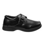 Boys' Black Derby Loafers for School Uniform